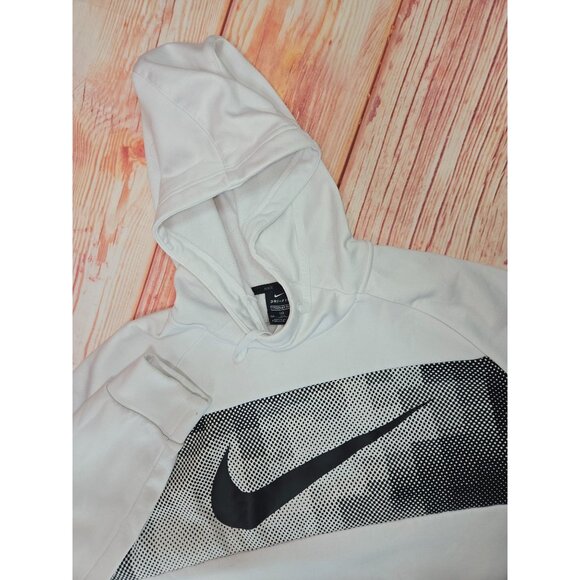 Nike Dri-Fit Standard Fit White Hoodie Size XXL - Picture 4 of 8